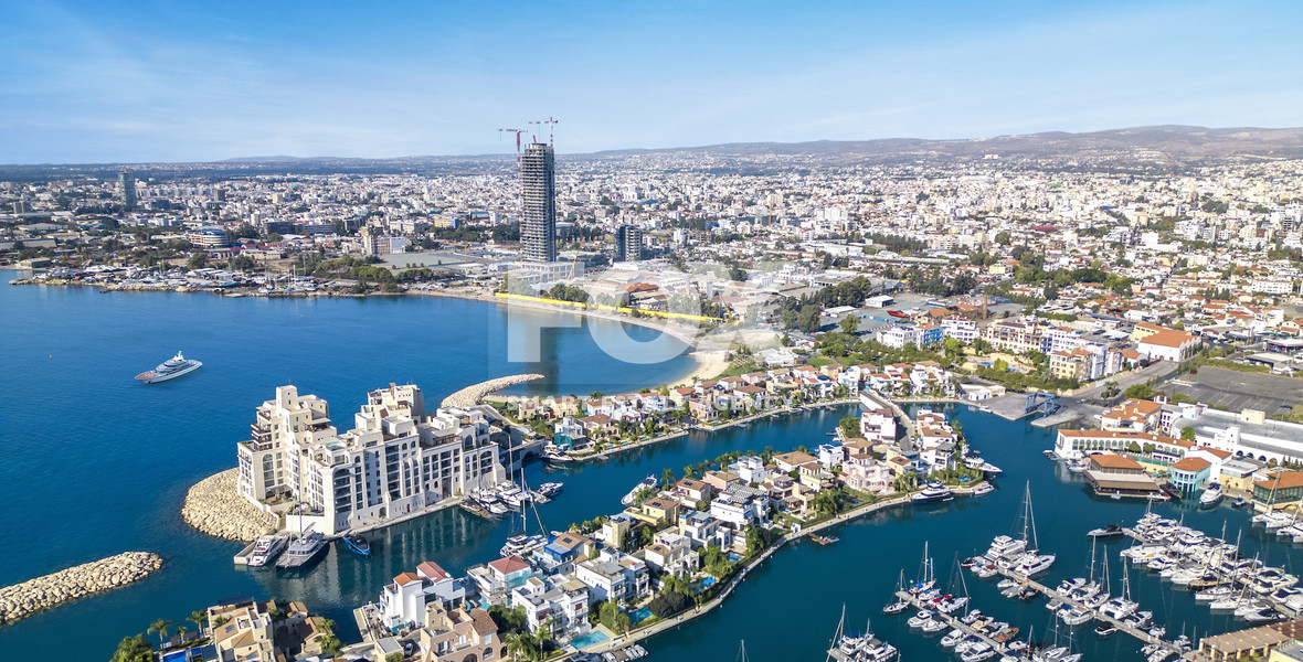 Mediterranean Sea View  3 Bedroom Apartment For Sale with Five-Star Amenities in Limassol Marina