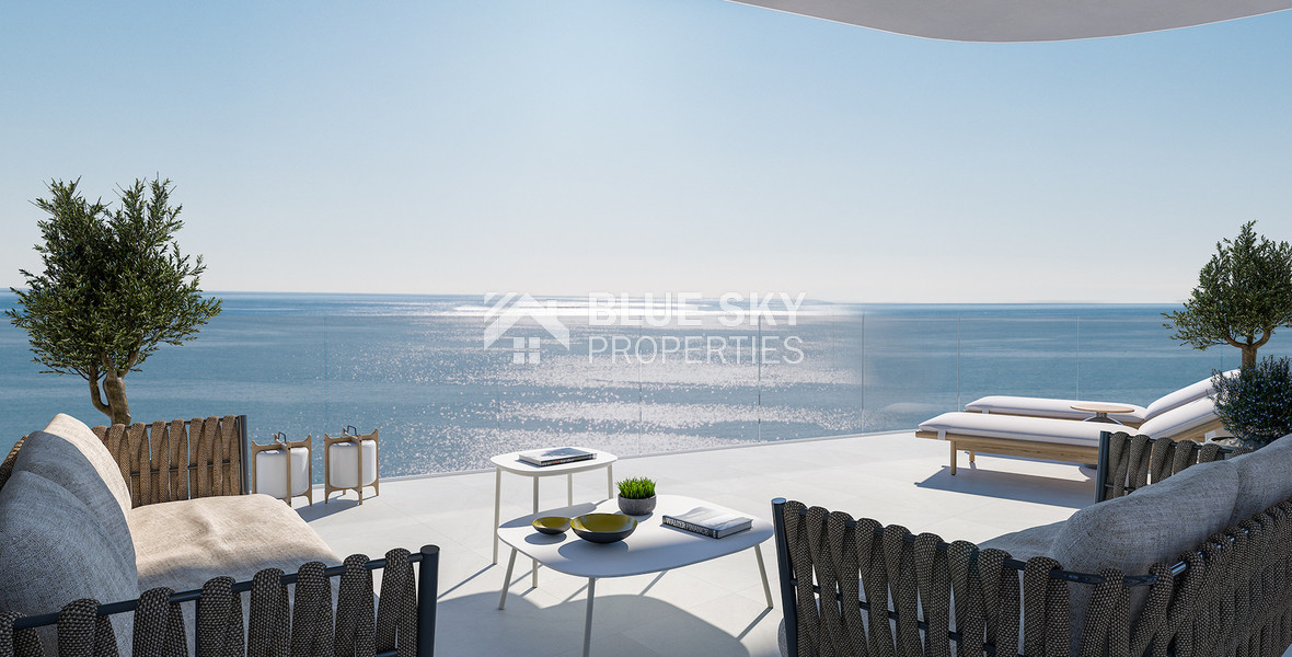 Mediterranean Sea View  3 Bedroom Apartment For Sale with Five-Star Amenities in Limassol Marina