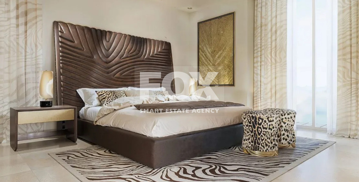 Mediterranean Sea View  3 Bedroom Apartment For Sale with Five-Star Amenities in Limassol Marina