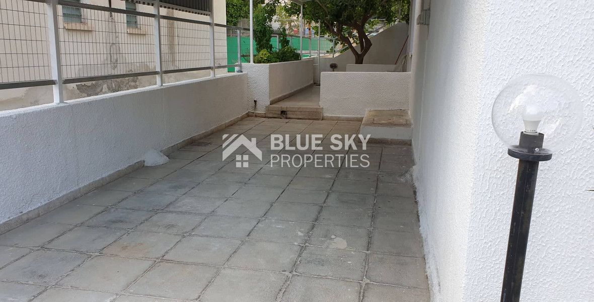 Two Bedroom Ground Floor Apartment for Rent in Neapolis, Limassol