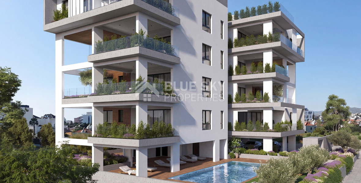 Luxury 2-Bedroom Apartment with Spacious Veranda & Resort-Style Amenities in Agios Athanasios, Limassol