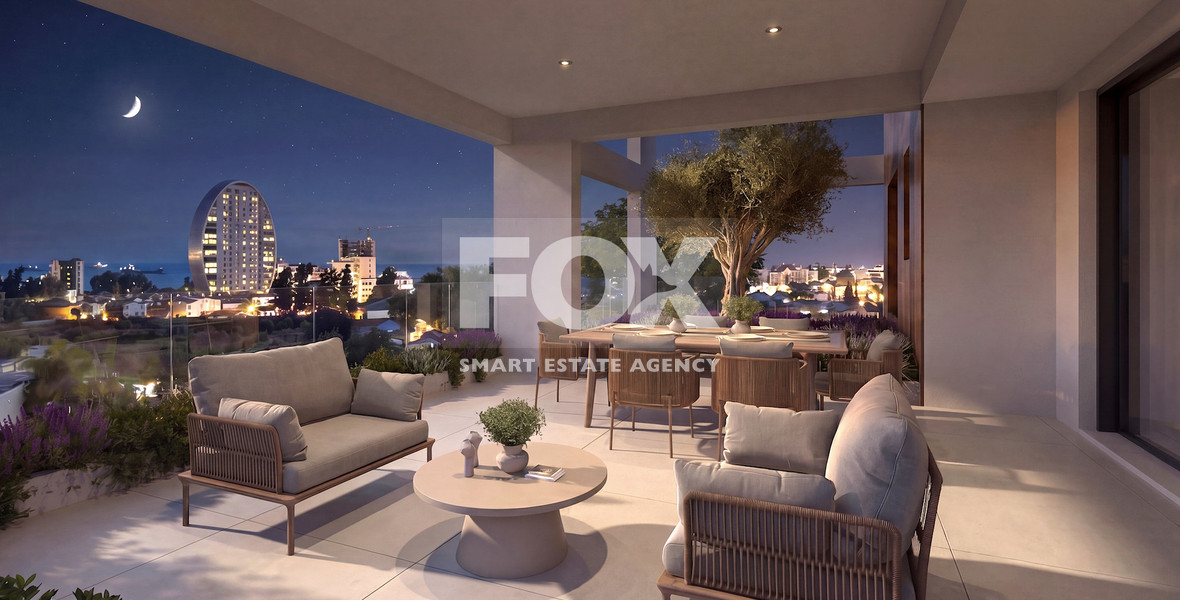 Spacious 3-Bedroom Penthouse with Private Roof Garden in Agios Athanasios, Limassol
