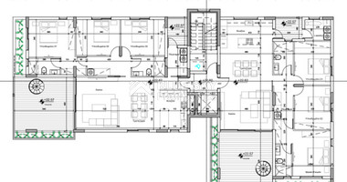 Spacious 3-Bedroom Penthouse with Private Roof Garden in Agios Athanasios, Limassol