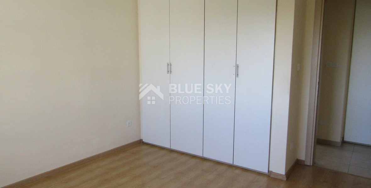 Two bedroom unfurnished apartment for rent in Katholiki, Limassol