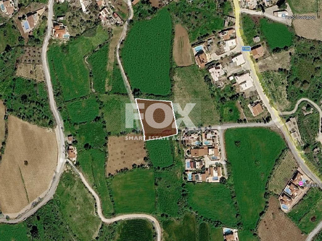 Residential Development Land for Sale in Kathikas, Paphos
