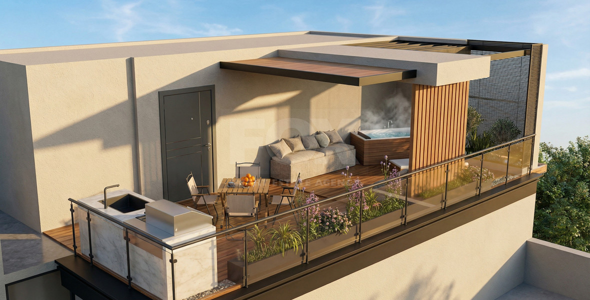 Two Bedroom Penthouse in Boutique Building for sale in Mesa Gitonia, Limassol