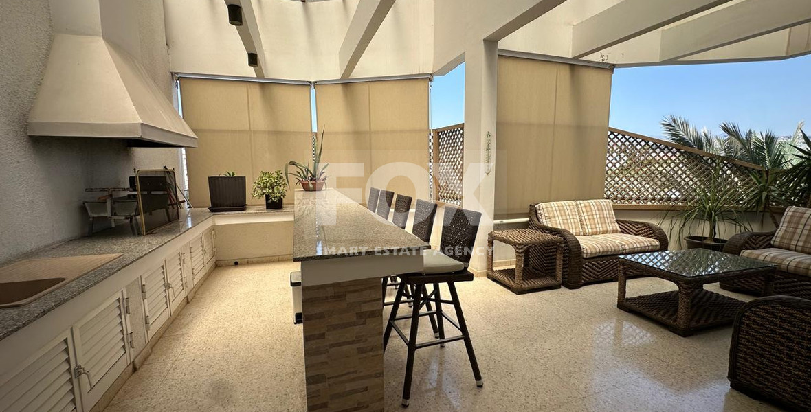Fully Renovated Three-Bedroom Penthouse with Private Pool & Roof Garden | Potamos Germasogeia