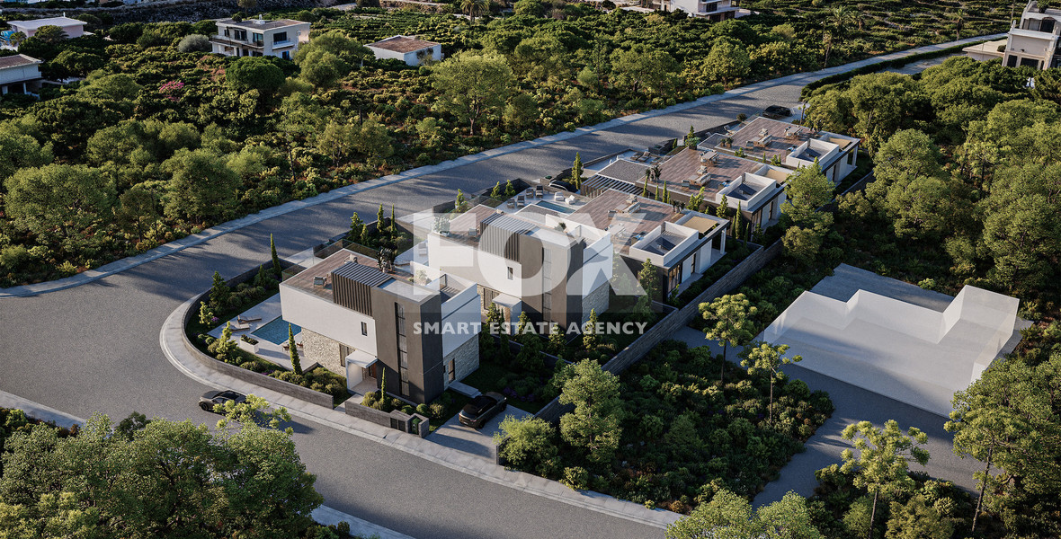 Luxury three Bedroom Villa with Panoramic Sea Views in Tala, Paphos for sale