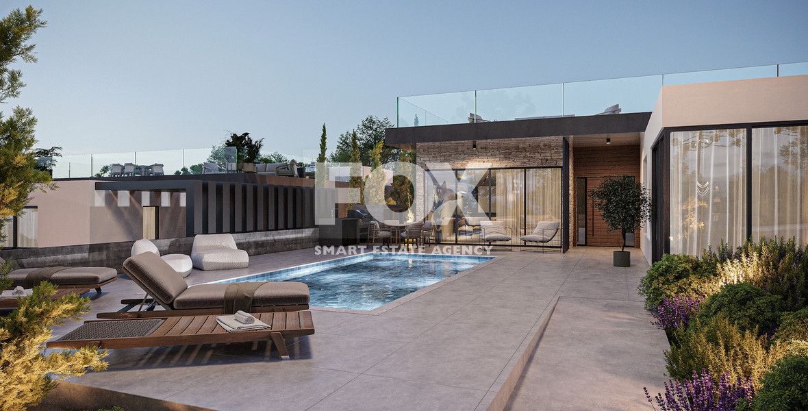 Luxury three Bedroom Villa with Panoramic Sea Views in Tala, Paphos for sale
