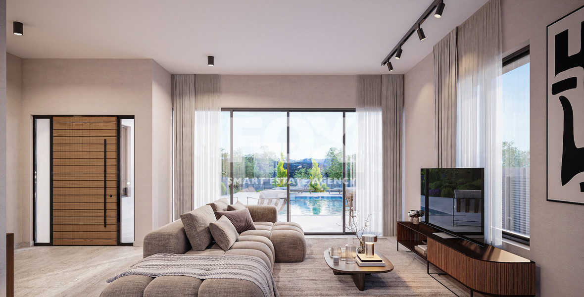 Luxury four bedroom Villa with Panoramic Sea Views in Tala, Paphos for sale