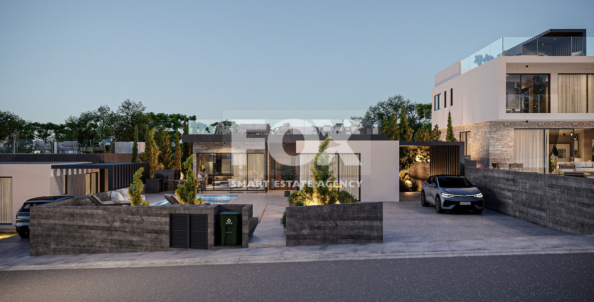 Luxury four bedroom Villa with Panoramic Sea Views in Tala, Paphos for sale
