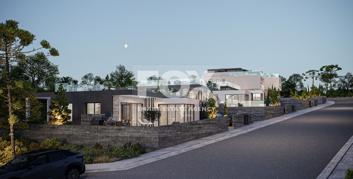 Luxury four bedroom Villa with Panoramic Sea Views in Tala, Paphos for sale