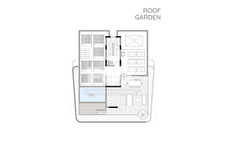 Luxury 3+1 Bedroom Penthouse with Private Roof Garden in Agios Nektarios, Limassol