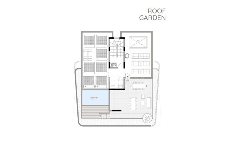 Luxury 3+1 Bedroom Penthouse with Private Roof Garden in Agios Nektarios, Limassol