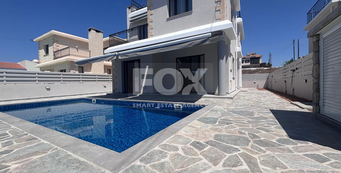 For Rent Modern Four Bedroom House in Pissouri with Sea View