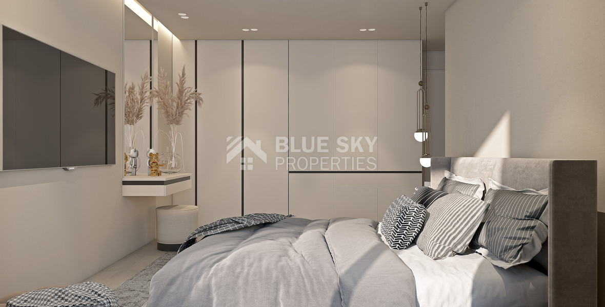 Modern Luxury  three bedrom Apartment on third floor,  in Tombs of the Kings, Paphos with Sea Views