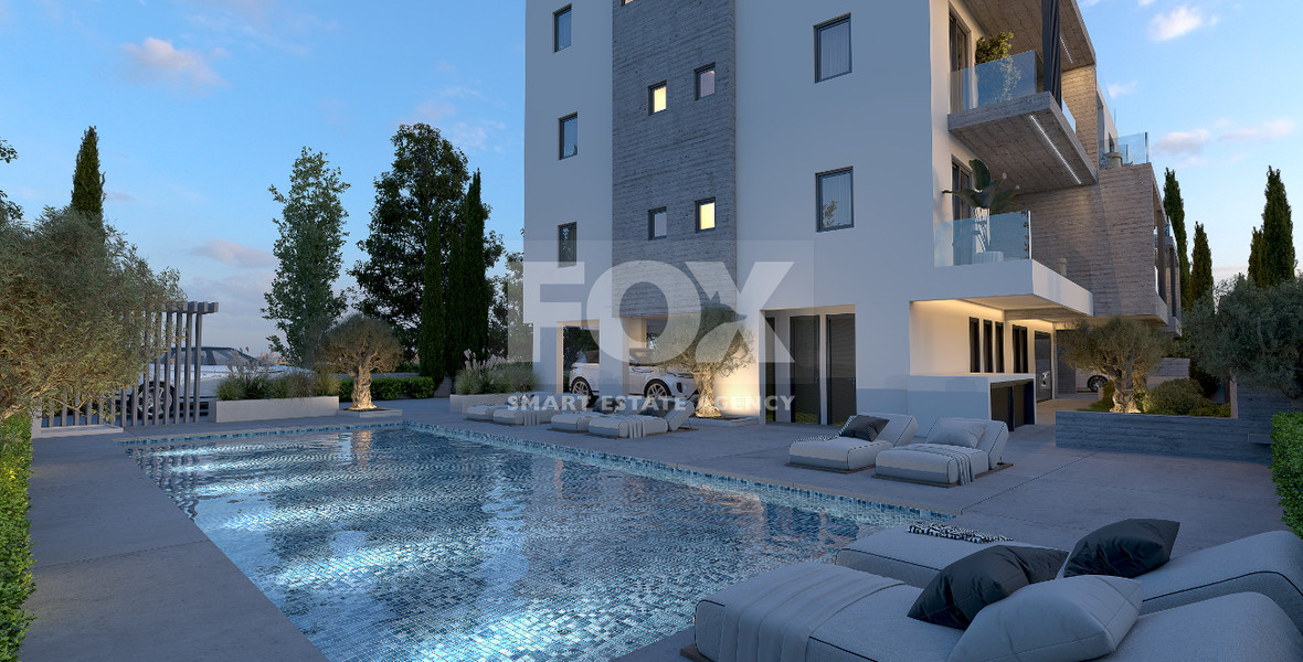 Modern Luxury  three bedrom Apartment on third floor,  in Tombs of the Kings, Paphos with Sea Views