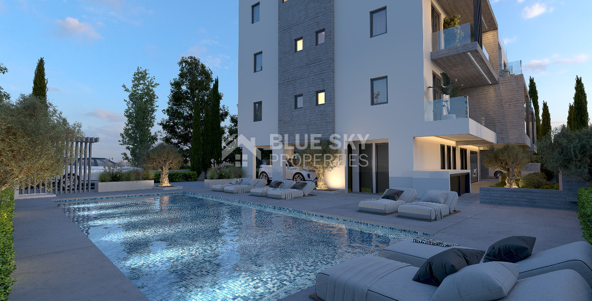Modern Luxury  three bedrom Apartment on third floor,  in Tombs of the Kings, Paphos with Sea Views
