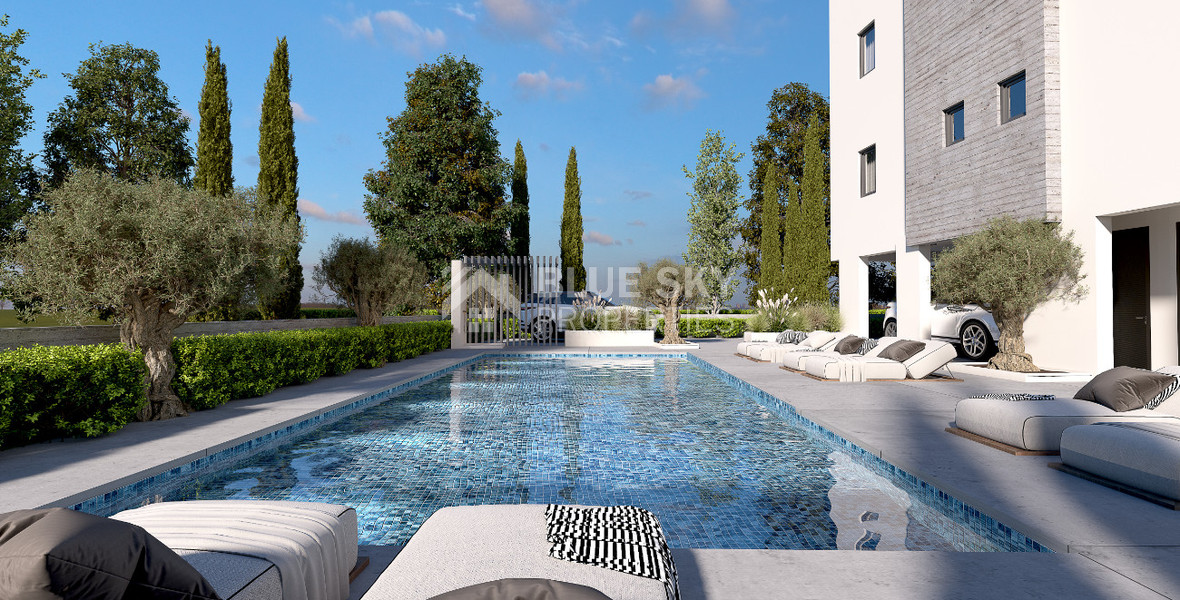Modern Luxury  three bedrom Apartment on third floor,  in Tombs of the Kings, Paphos with Sea Views