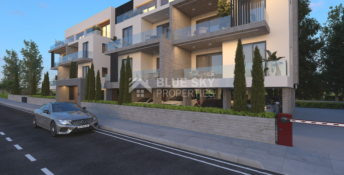 Modern Luxury  three bedrom Apartment on third floor,  in Tombs of the Kings, Paphos with Sea Views