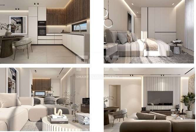 Modern Luxury  three bedrom Apartment on third floor,  in Tombs of the Kings, Paphos with Sea Views