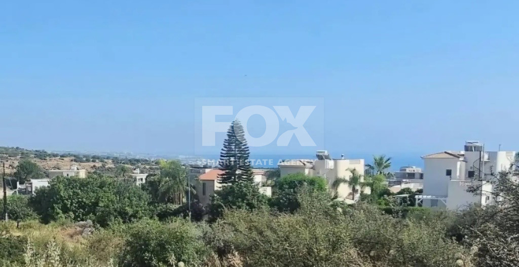 Residential Field with Sea Views in Pegeia for sale