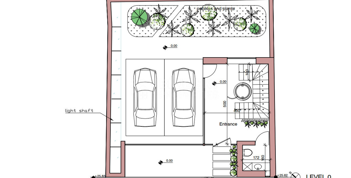 Prime Residential Plot with  Plans for a Contemporary 4-Level Home – Central Limassol