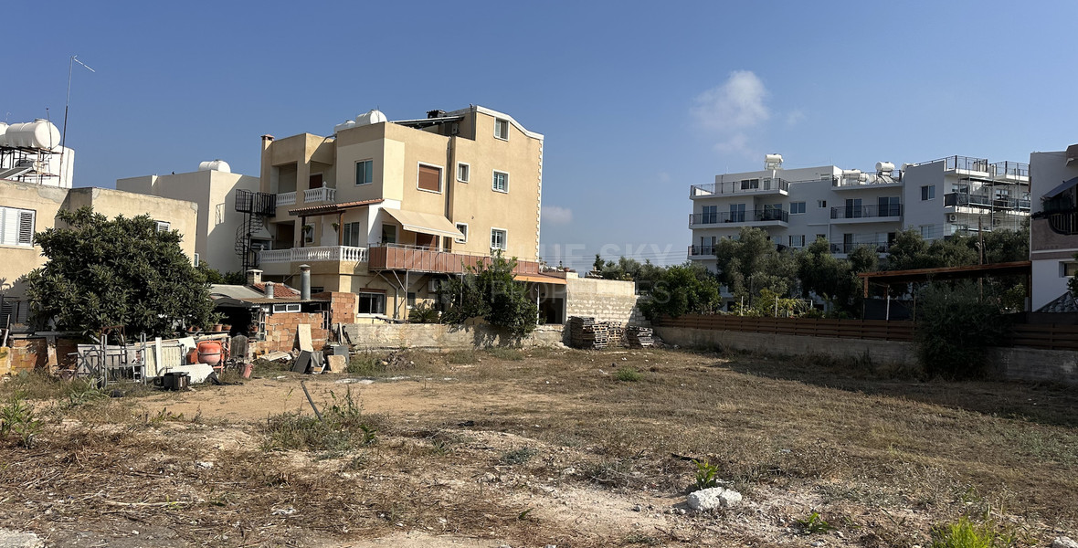 Prime Plot for Sale in Paphos (Ready to Build Apartments)