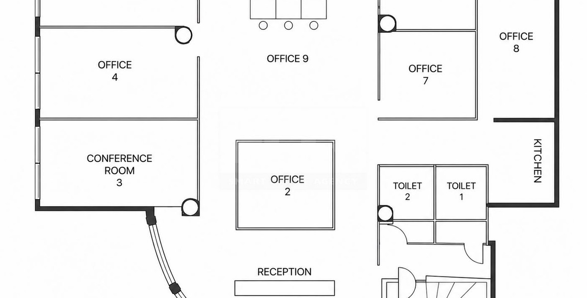 Premium Office Spaces for Rent | 250 m² | Prime Business Location in Katholiki, (Four Premium Units Available)