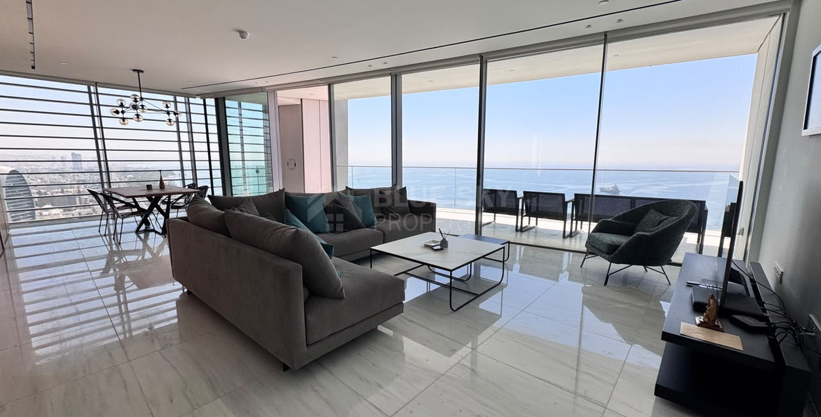 Luxury 3-Bedroom Seafront Apartment for Sale in Limassol