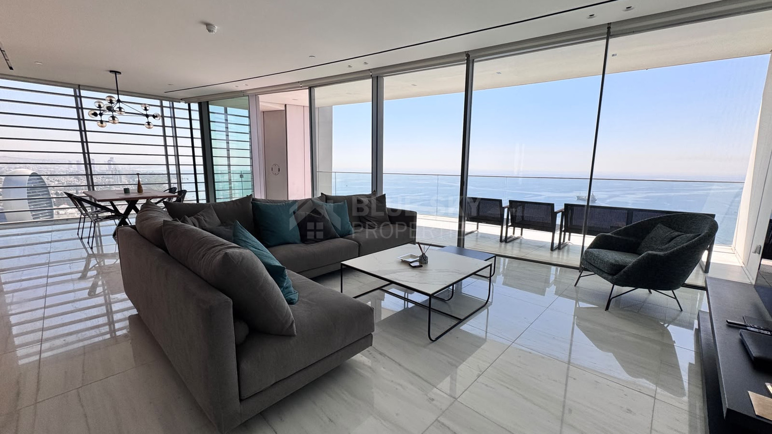 Luxury 3-Bedroom Seafront Apartment for Sale in Limassol
