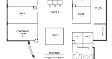 Premium Office Building for Rent | 1,000 m² | Private Garden | Prime Business Location | Katholiki