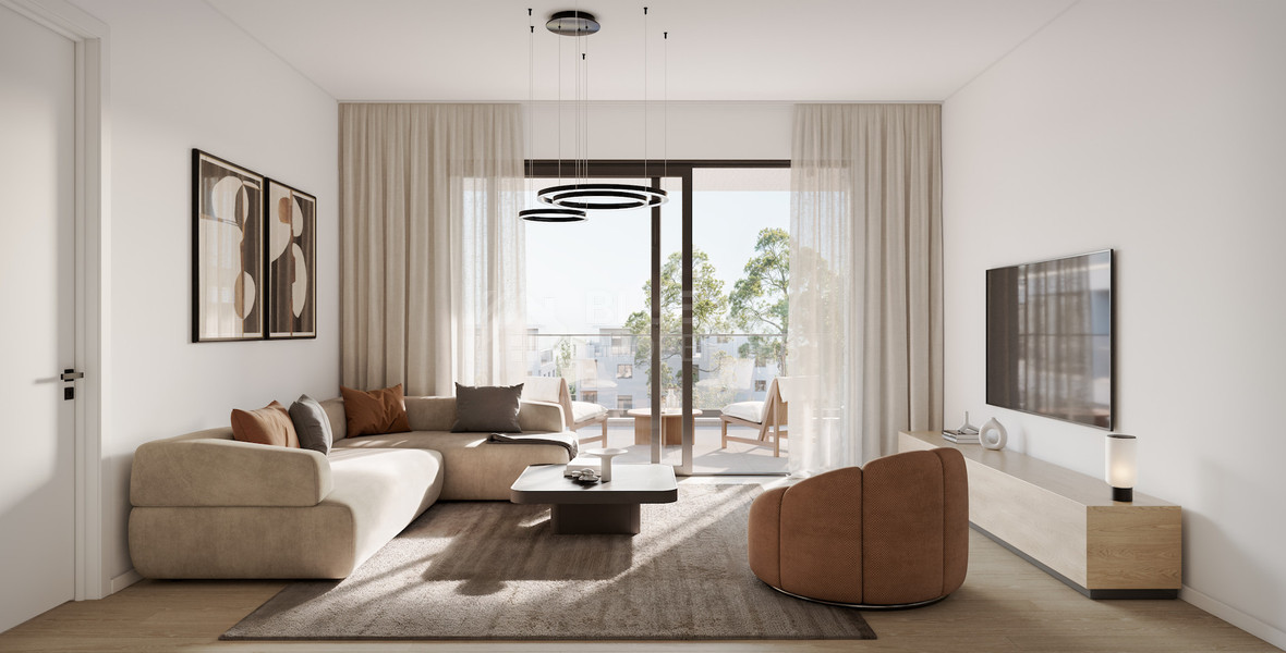 Luxury Apartments for Sale in Universal, Paphos | Gated Community with Pool- One bedroom apartment on first floor