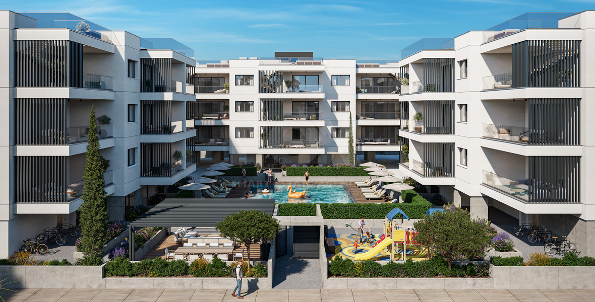 Luxury Apartments for Sale in Universal, Paphos | Gated Community with Pool- One bedroom apartment on first floor