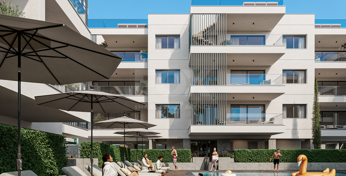 Luxury Apartments for Sale in Universal, Paphos | Gated Community with Pool- One bedroom apartment on first floor