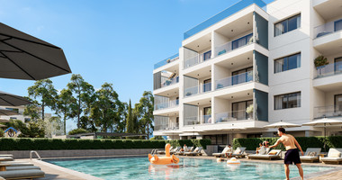 Luxury Apartments for Sale in Universal, Paphos | Gated Community with Pool- One bedroom apartment on first floor