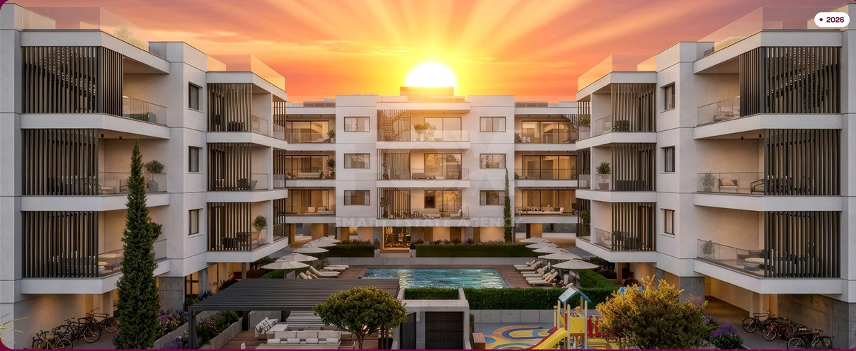 Luxury Apartments for Sale in Universal, Paphos | Gated Community with Pool- One bedroom apartment on first floor