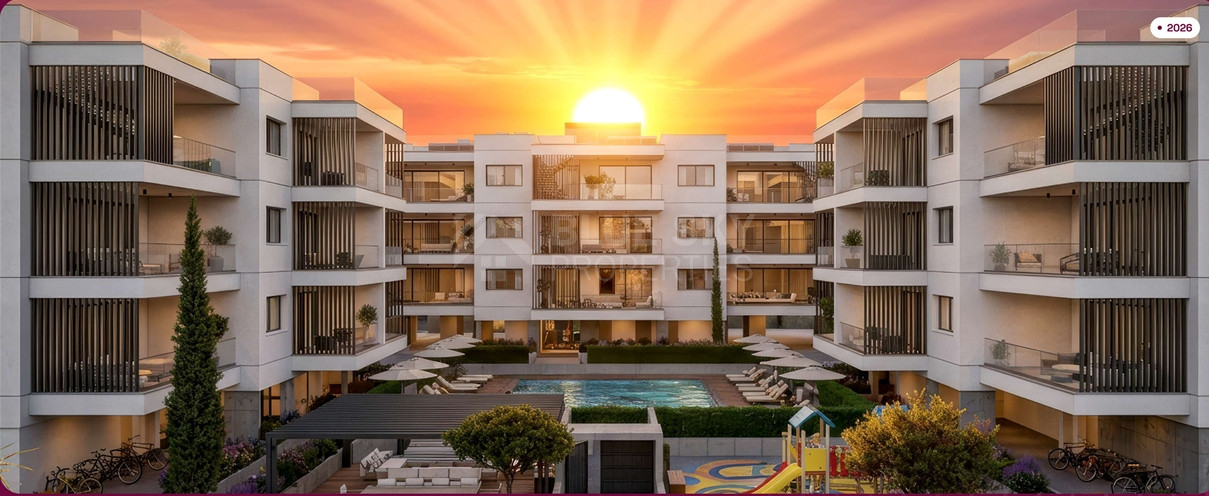 Luxury Apartments for Sale in Universal, Paphos | Gated Community with Pool- One bedroom apartment on first floor
