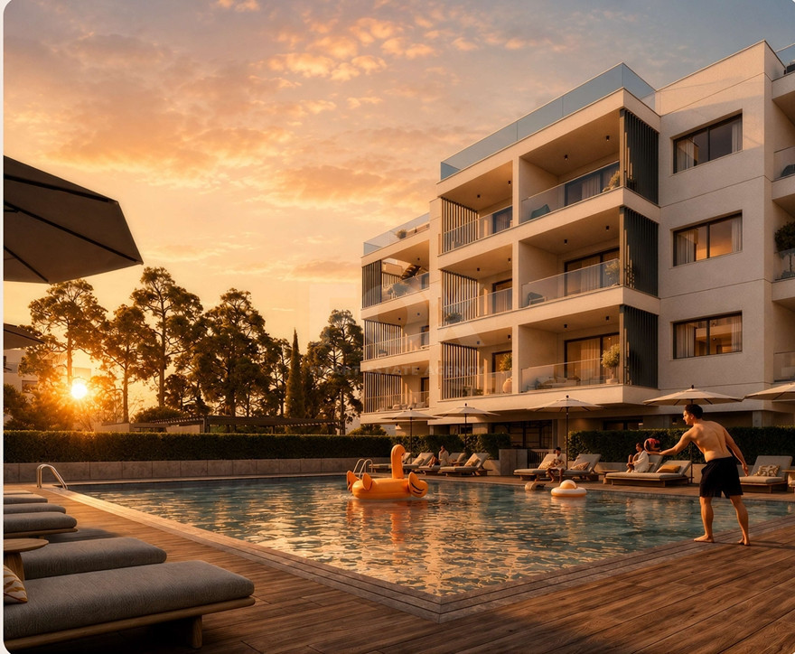 Luxury Apartments for Sale in Universal, Paphos | Gated Community with Pool- One bedroom apartment on first floor