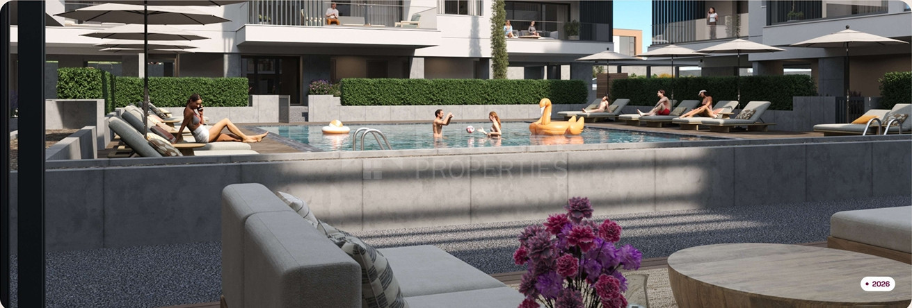 Luxury Apartments for Sale in Universal, Paphos | Gated Community with Pool- One bedroom apartment on first floor