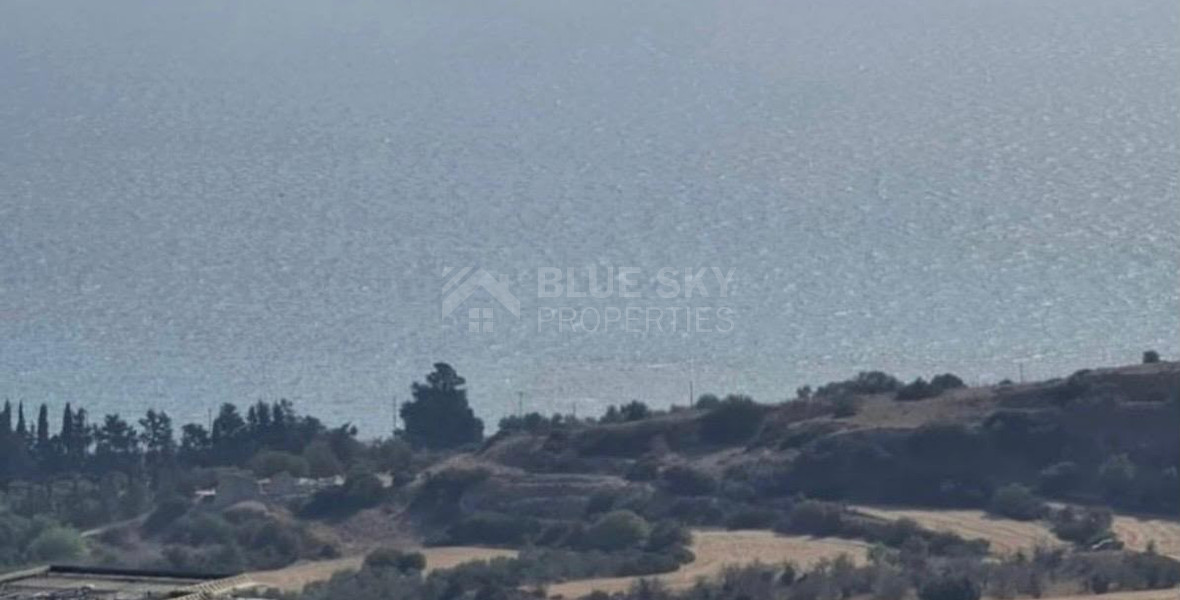 Premium Residential Building Plot with Panoramic Sea Views for Sale in Agios Tychonas