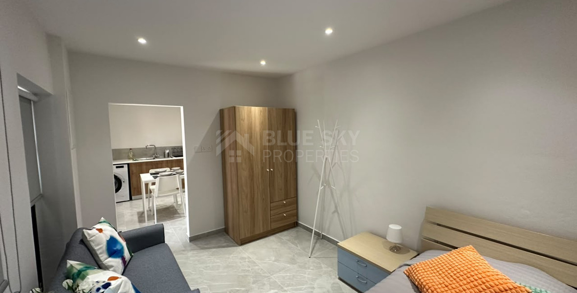 Fully Furnished Studio Apartment with Courtyard – Available Now