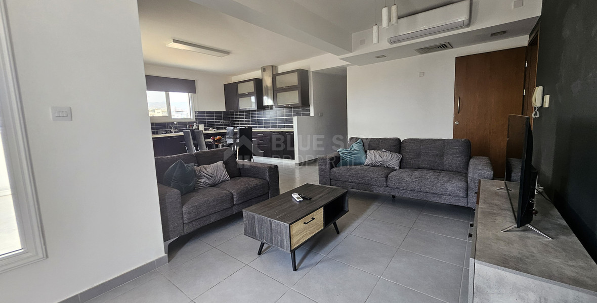 Top Floor Two Bedroom, Furnished Apartment in Mesa Geitonia Area