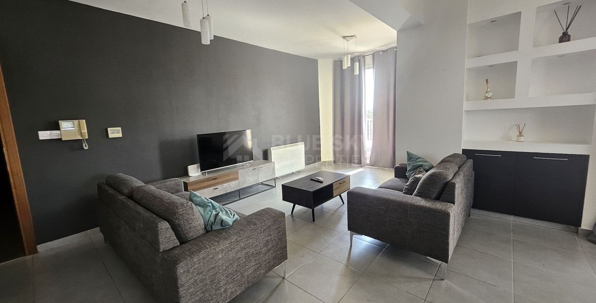 Top Floor Two Bedroom, Furnished Apartment in Mesa Geitonia Area
