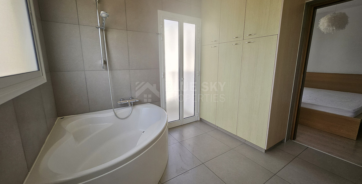 Top Floor Two Bedroom, Furnished Apartment in Mesa Geitonia Area