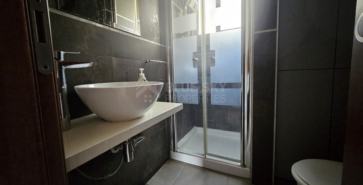 Top Floor Two Bedroom, Furnished Apartment in Mesa Geitonia Area