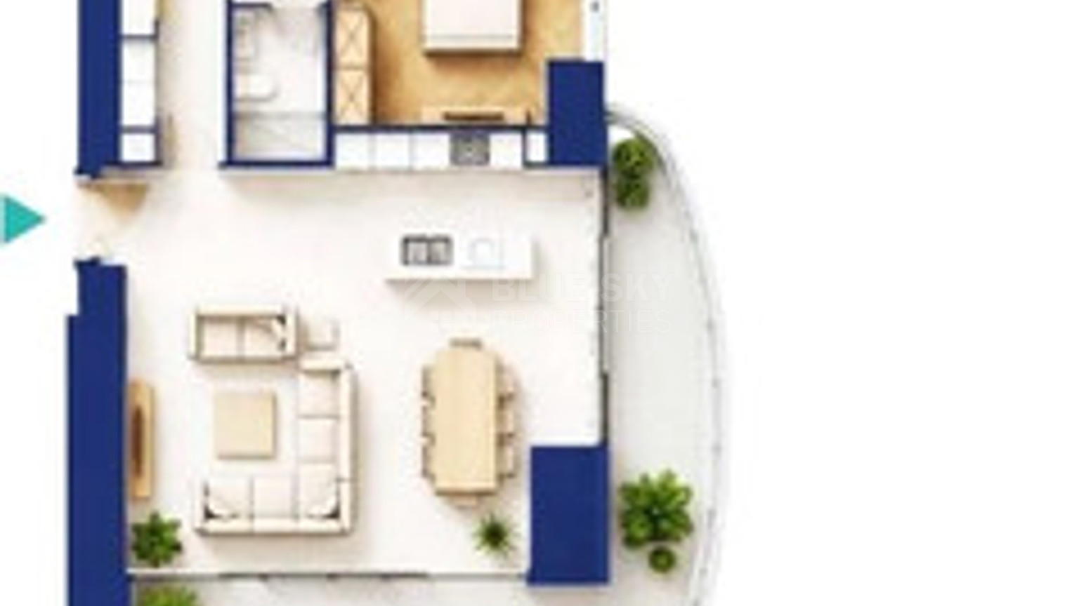 3-Bedroom Beachfront Apartment for Sale next to Limassol Marine