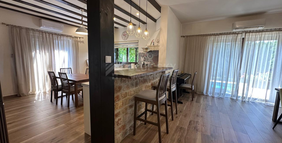 For Sale Contemporary Six-Bedroom Luxury Villa with Private Pool & Smart Home Technology, Souni