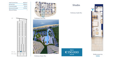 Luxury Beachfront Studio Apartment for Sale in Limassol, Cyprus