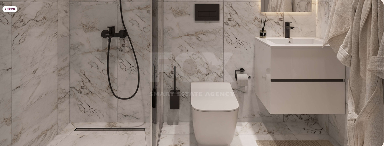 Luxury Apartments for Sale in Universal, Paphos | Gated Community with Pool- One bedroom apartment on third floor
